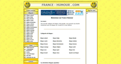 Desktop Screenshot of france-humour.com