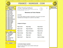 Tablet Screenshot of france-humour.com